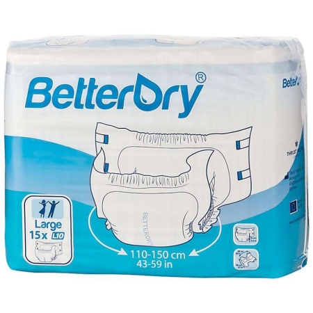 BetterDry White Adult Nappies