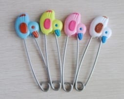 Duck head adult nappy pins