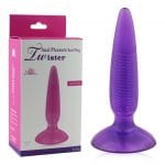 Purple Twister Butt Plug