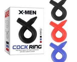 Cock Ring Bow Tie Black