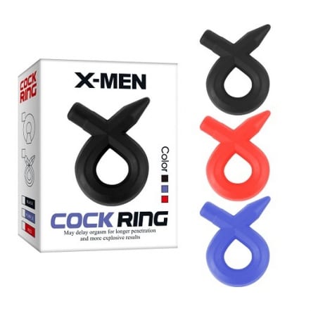 Cock Ring Bow Tie Black