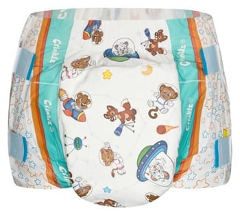 Crinklz Astronouts Adult nappy Front