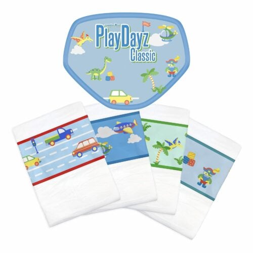 NappiesRUs PlayDayz Blue Adult Nappies