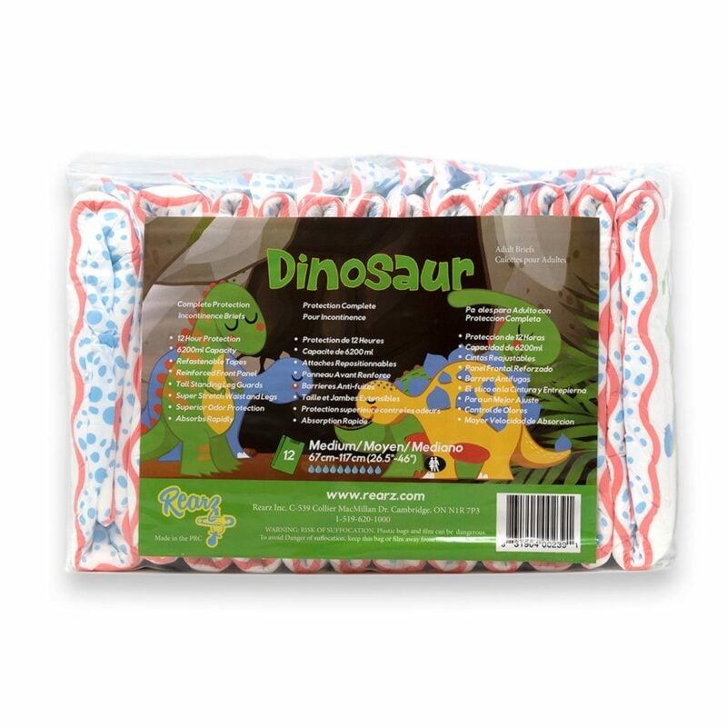 Dino_front_bag Adult Nappies