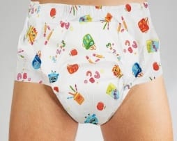 Skooldoodle Adult Nappy - Front