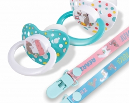 Rearz Alpaca Pacifier 2 pack with Clips