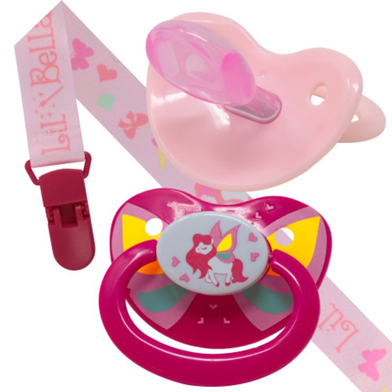 Lil Bella Pacifier Set