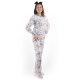 Critter Caboose Zippered Adult Footed Pajama