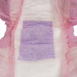 Omutsu Purrfection Adult Diaper showing absorbent core