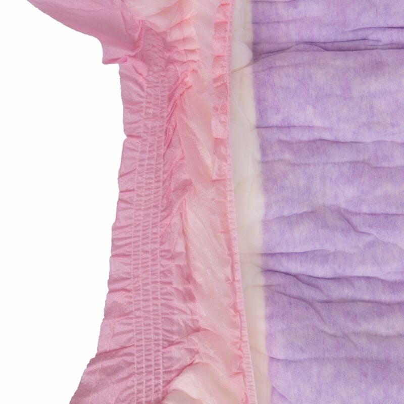 Omutsu Purrfection Adult Diaper showing leak guard