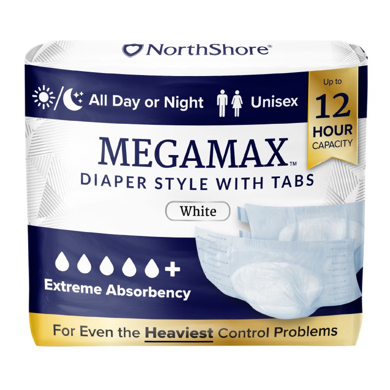 NorthShore MegaMax White Adult Nappies