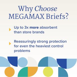 NorthShore MegaMax Black Adult Nappies