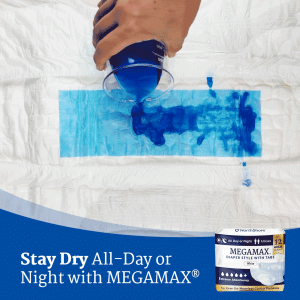 NorthShore MegaMax Black Adult Nappies