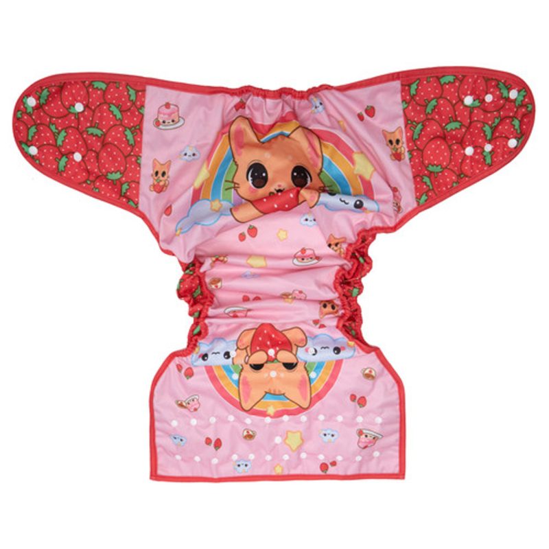 Purrfection Adult Diaper Wrap outside flat Purrfection Adult Diaper Wrap outside flat