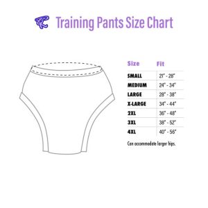Training Pants Size Guide Training Pants Size Guide