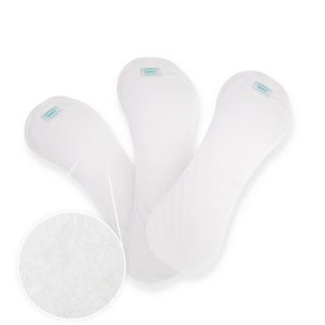 Pack of 3 washable Bamboo booster pads/inserts