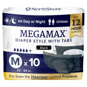 North Shore MegaMax Adult diapers - Black medium