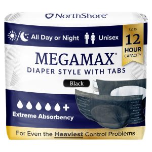 North Shore MegaMax BlackAdult nappies 