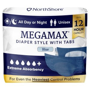 North Shore MegaMax Blue Unisex Adult nappies