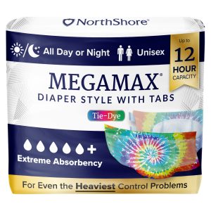 North Shore MegaMax Tie Dye Adult nappies