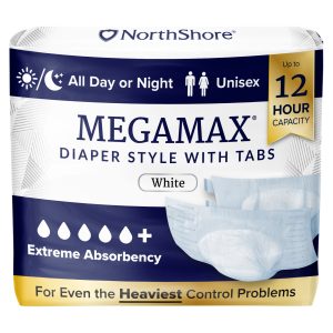North Shore MegaMax White Adult diapers pack