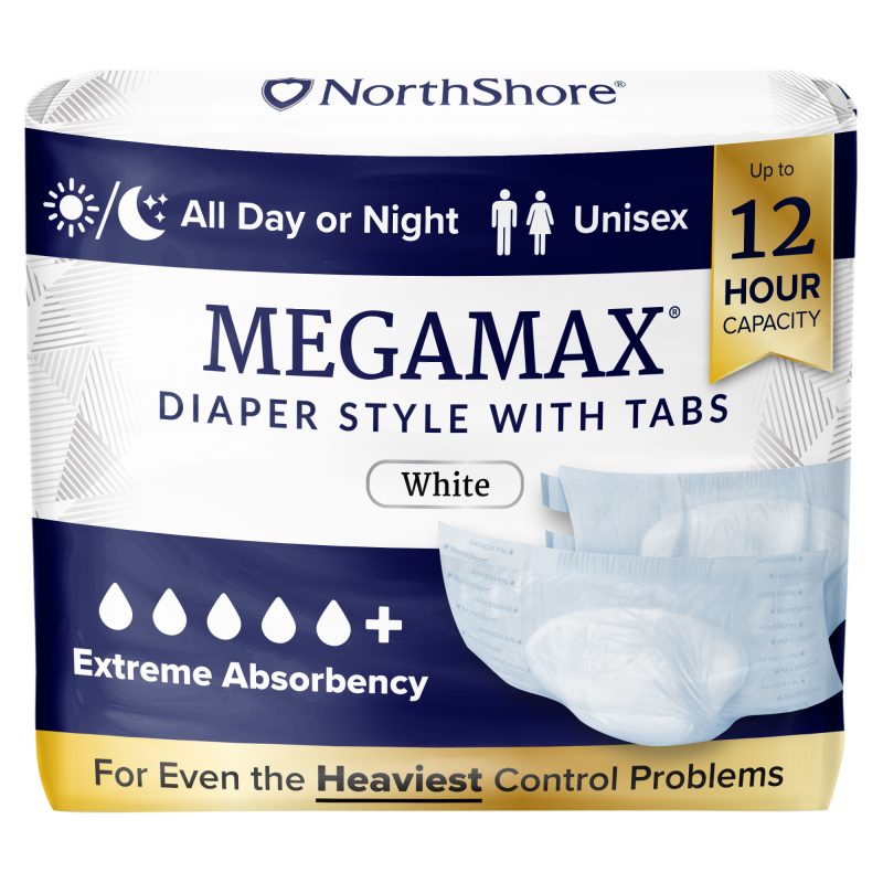 North Shore MegaMax White Adult diapers pack