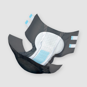NorthShore MegaMax Black Adult Nappies