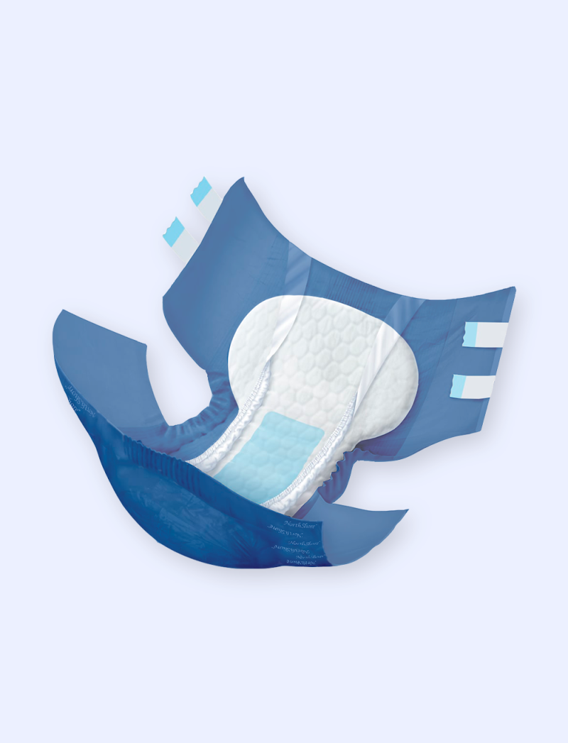 NorthShore MegaMax Blue Adult Nappies