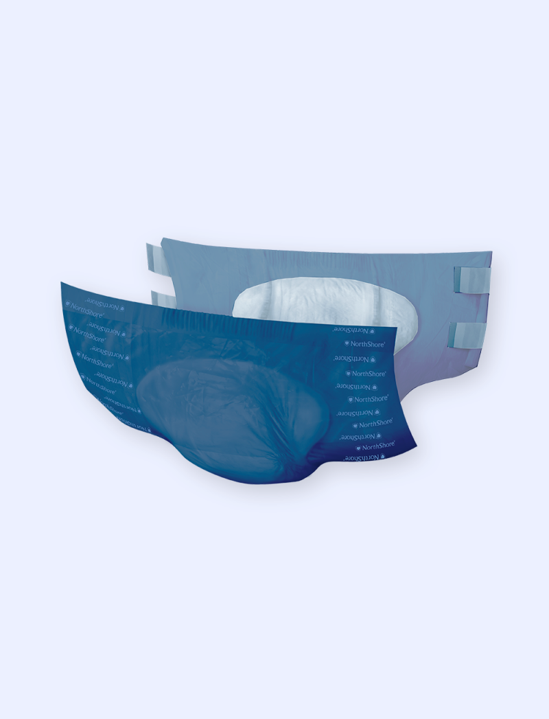 NorthShore MegaMax Blue Adult Nappies
