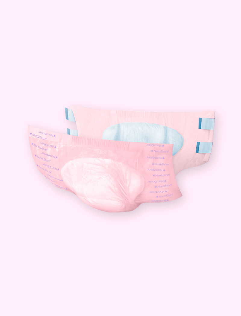 NorthShore MegaMax Pink Adult Nappies